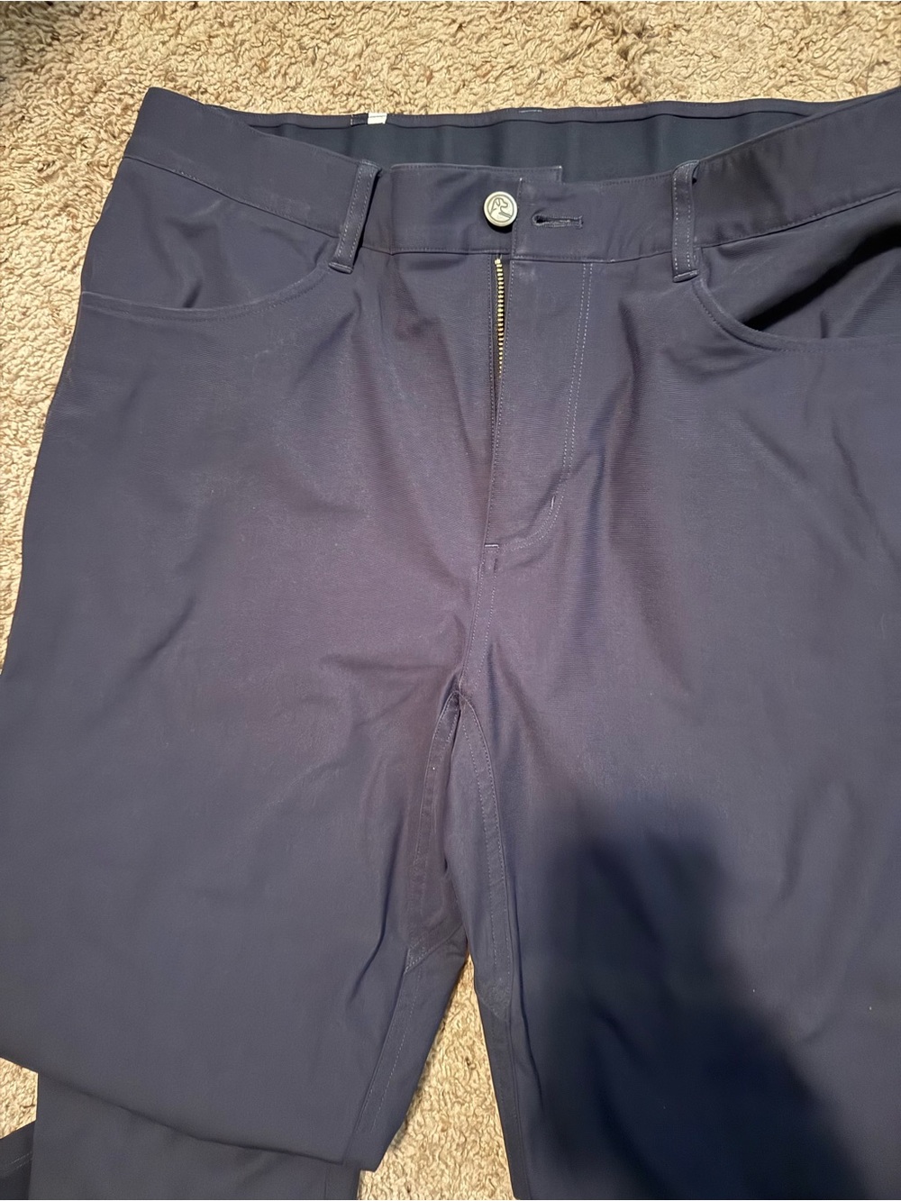 RHOBACK Men's Navy pants 34x32